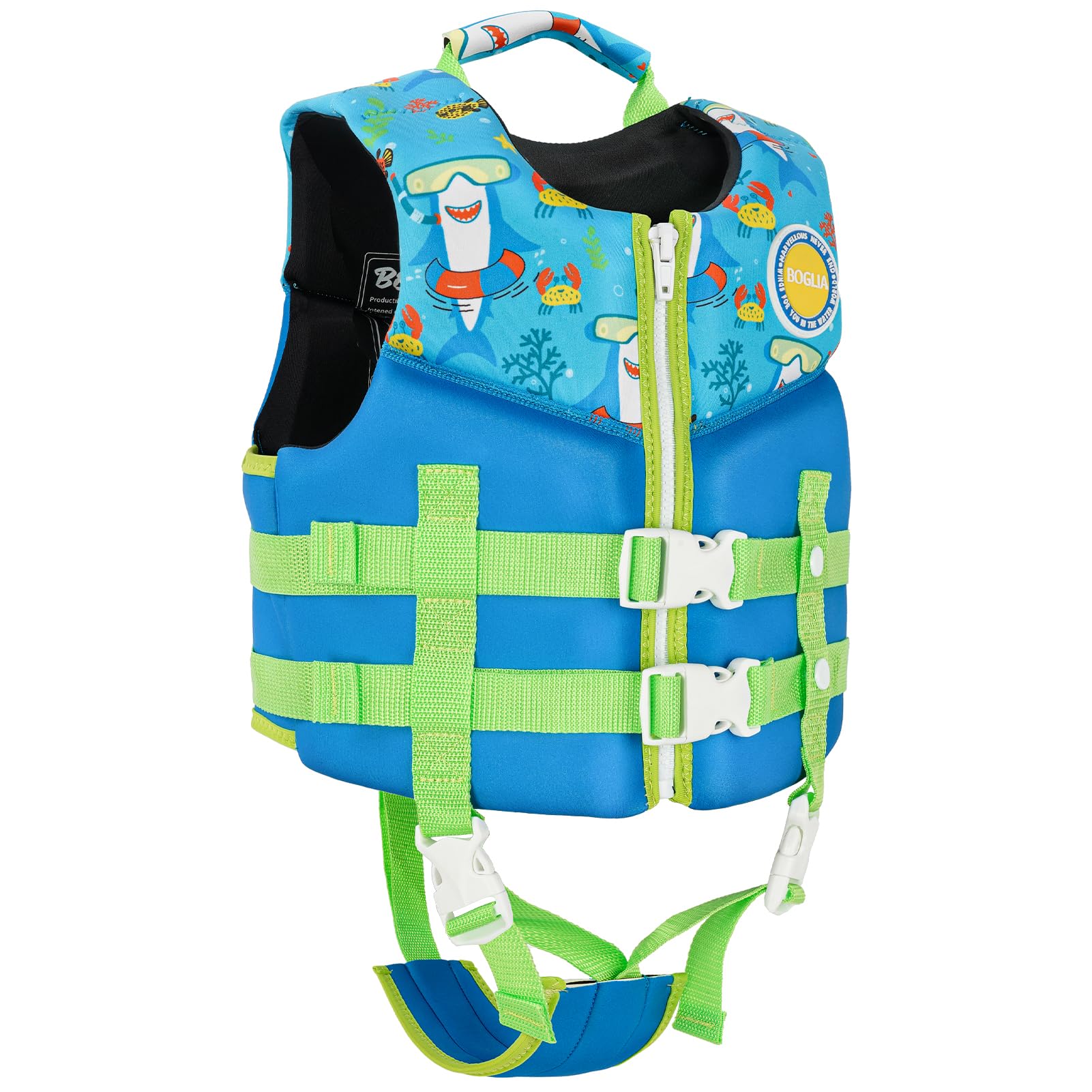 PROTAURI Niños Chaleco de Natacion - Childs Traje de Baño Traje Flotante Niños Chaqueta Chicos Chicas Ayudas de Natación Aprender a Nadar 2-9 Años/50N