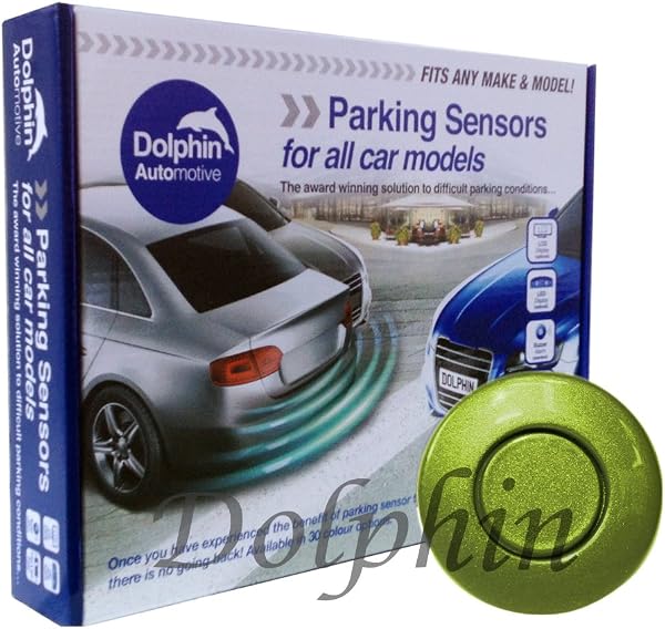 Dolphin Automotive DPS400 Reverse Parking Sensors Auto Express Award Winning 4 Ultrasonic Radar Sensors Kit Audio Alert System Matt & Gloss Black +30 More Colours (Gloss Black) - 3