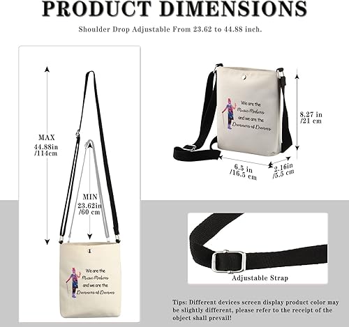 Miniatura 9 de GJTIM Willy - Regalo inspirado en la película, We Are The Music Makers, We are the Dreamers Of Dreams Productor musical, bolsa de cosméticos para