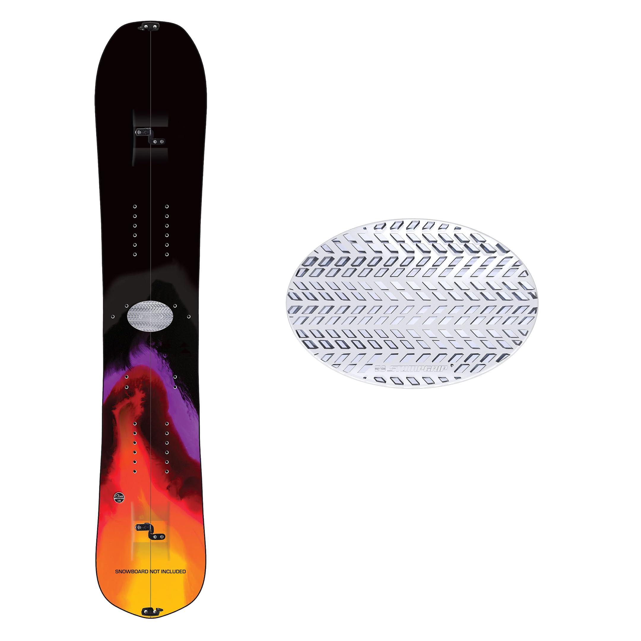 StompgripPremium Snowboard Stomp Pad | Radial | 3D Collection | 3D Decal