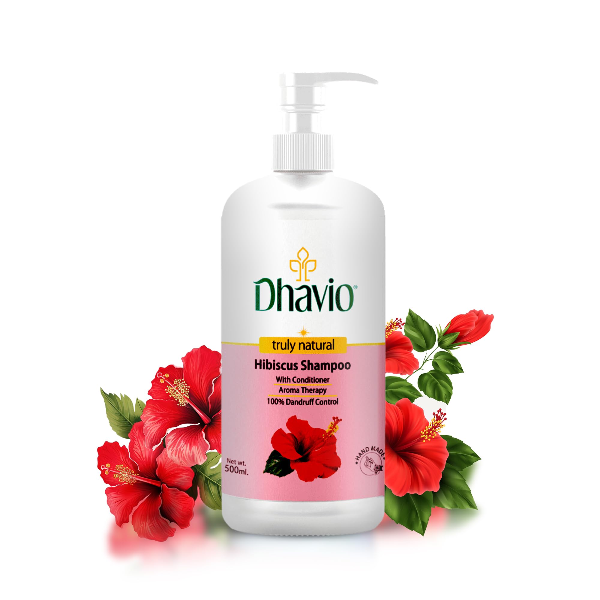 Hibiscus Shampoo | Hair Growth & Dandruff Control | Strengthens Hair Follicles & Reduces Hair Fall | Sulphate-Free & Gentle Formula | For Men & Women | 500ml-image-25