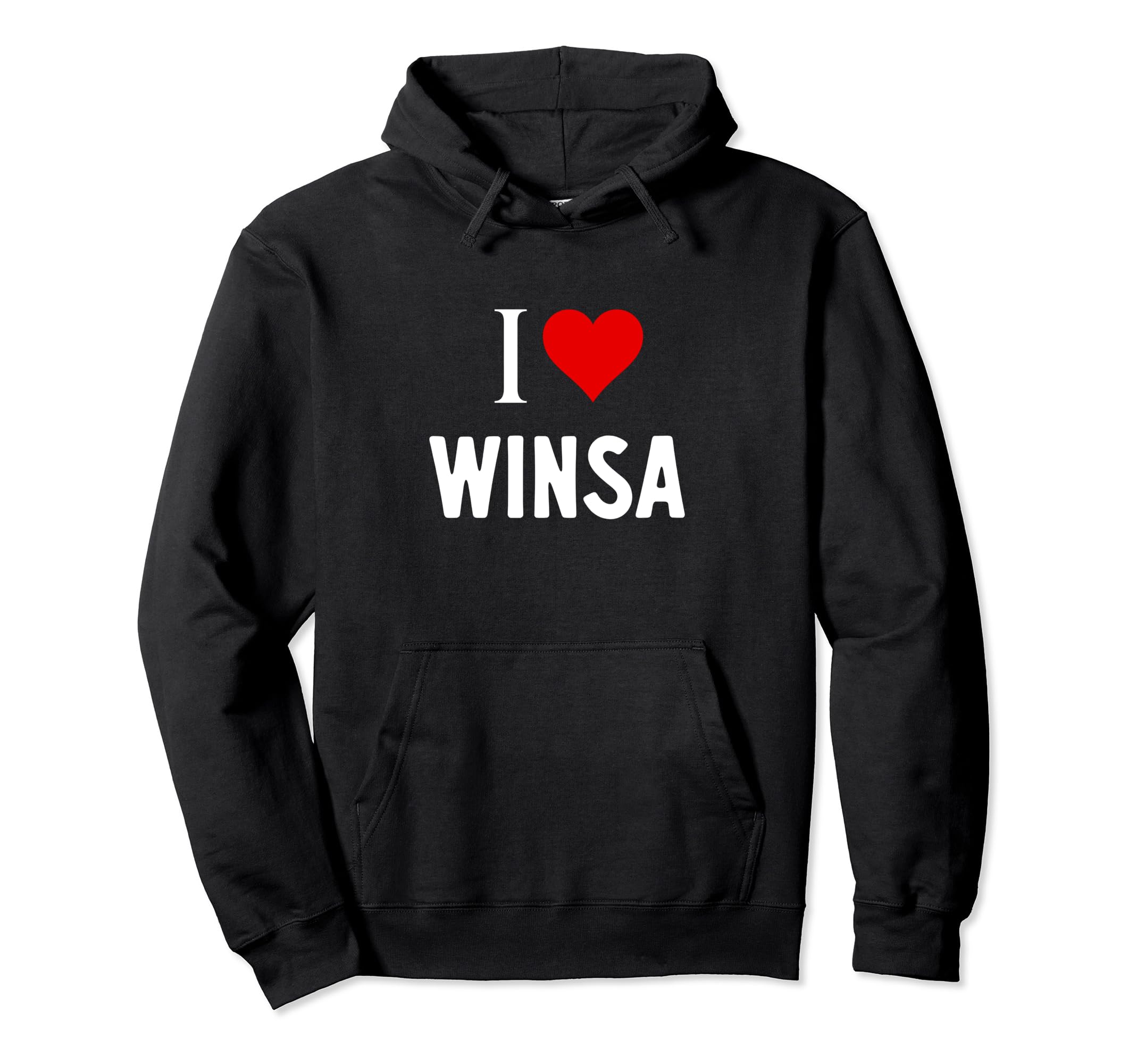 I Love Winsa Pullover Hoodie