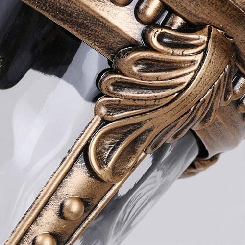 Miniatura 9 de ZCMEB - Faro de columna, luz de calle retro, luz de poste de puerta de patio, faro de columna de aluminio impermeable para exteriores