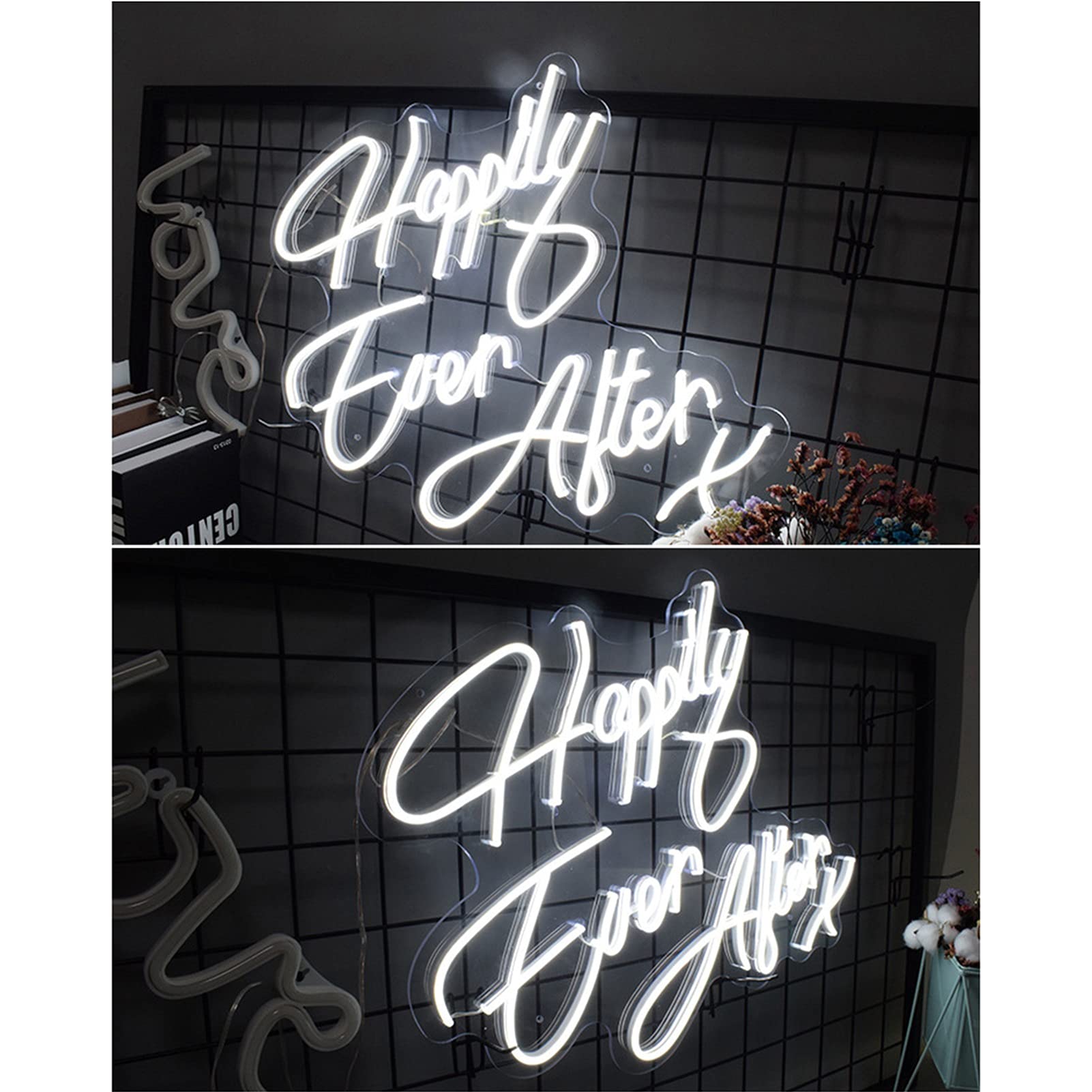 Amazon.co.jp : 3D LEDネオンライトサイン、フレックス透明アクリル