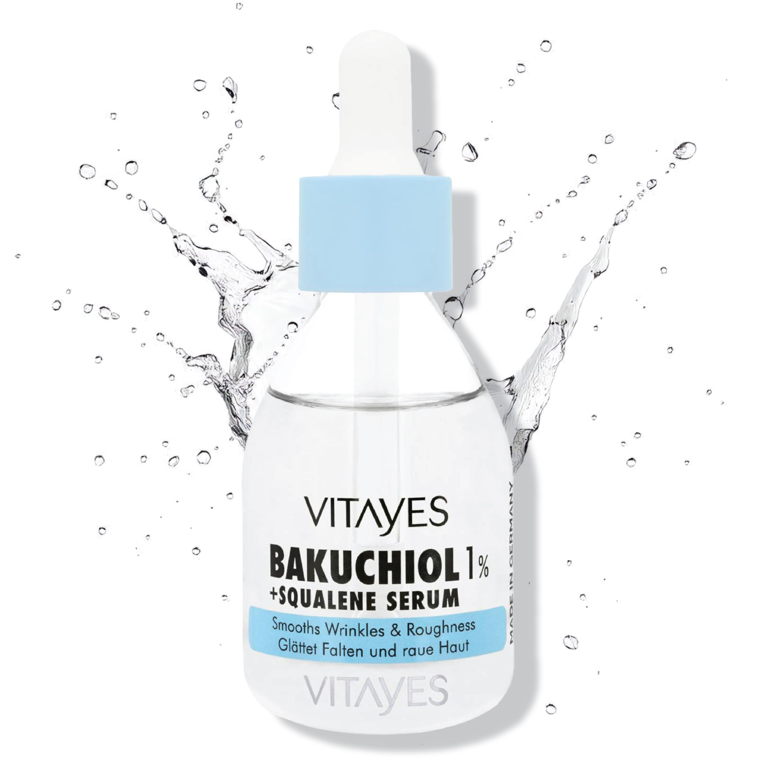 Vitayes 1% Bakuchiol Organic Retinol Serum, Natural Retinol Serum Alternative, Moisture, Skin Repair