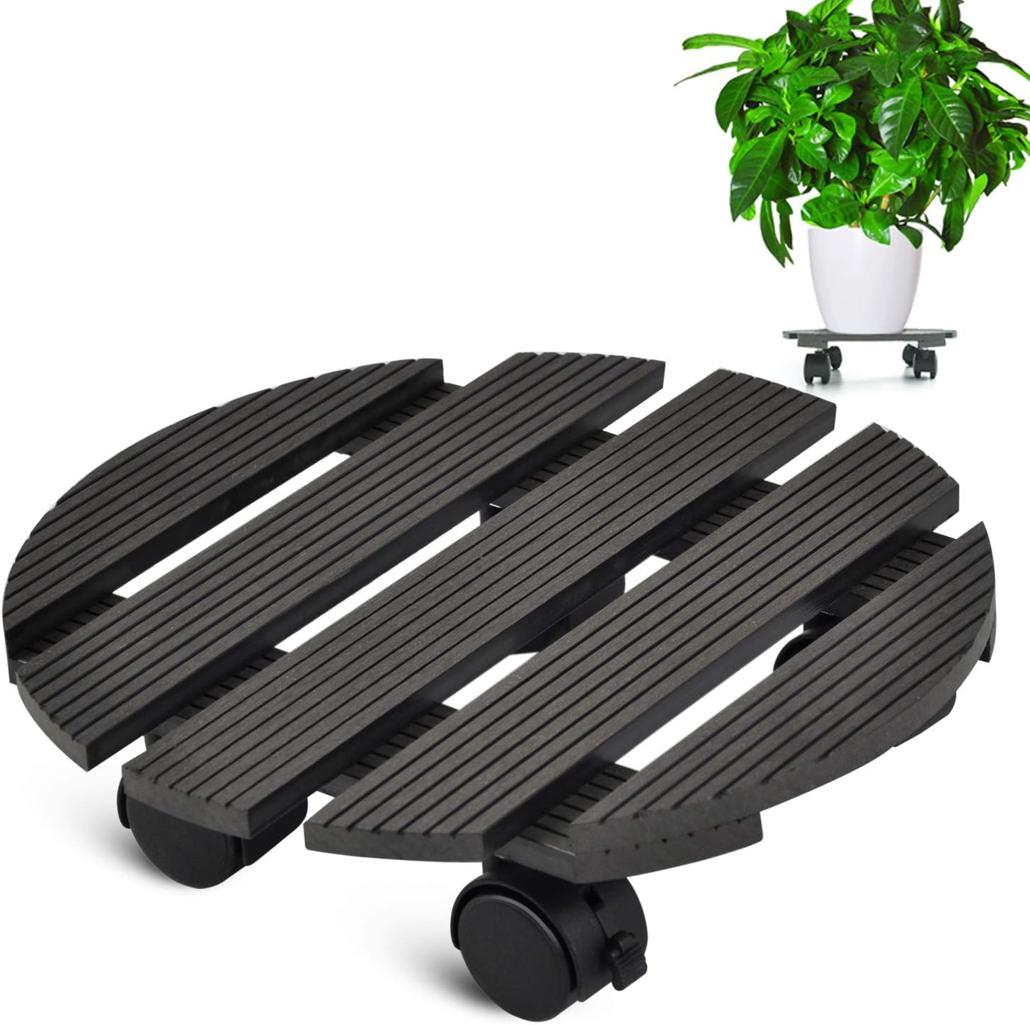 CERBIOR Plant Caddy Heavy Duty Plant Caddy with Wheels