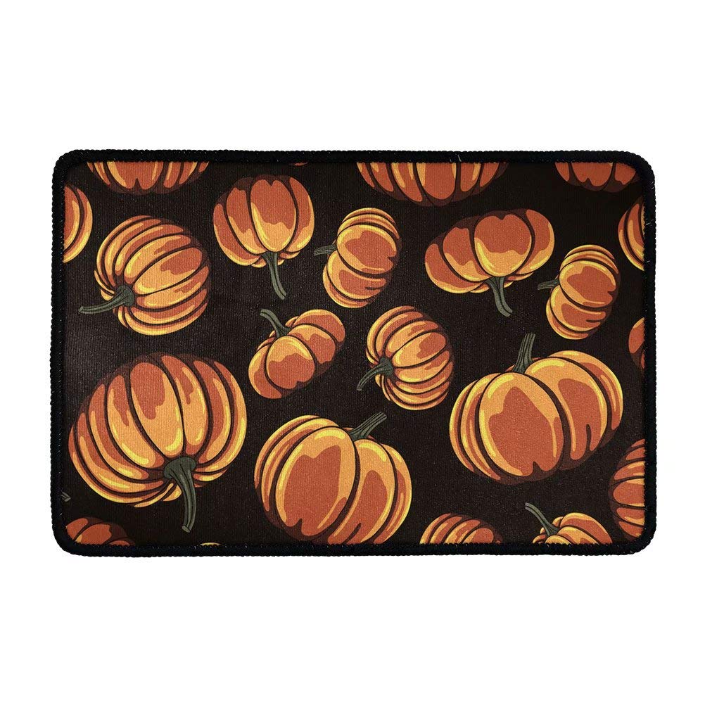 chaqlin Halloween Pumpkin Door Mats Home Decorative Entry Indoor Carpet Door Mat Anti-Skid Bathroom Shower Mats Home Bedroom,Living Room Floor Mat