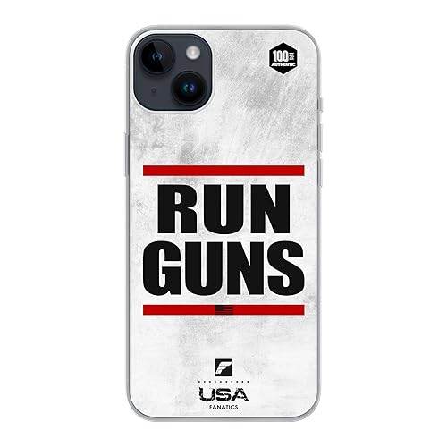 Phone Case Run Guns USA Patriot Design Silicone Transparent - Compatible iPhone and Samsung (Samsung Galaxy A32 5G)