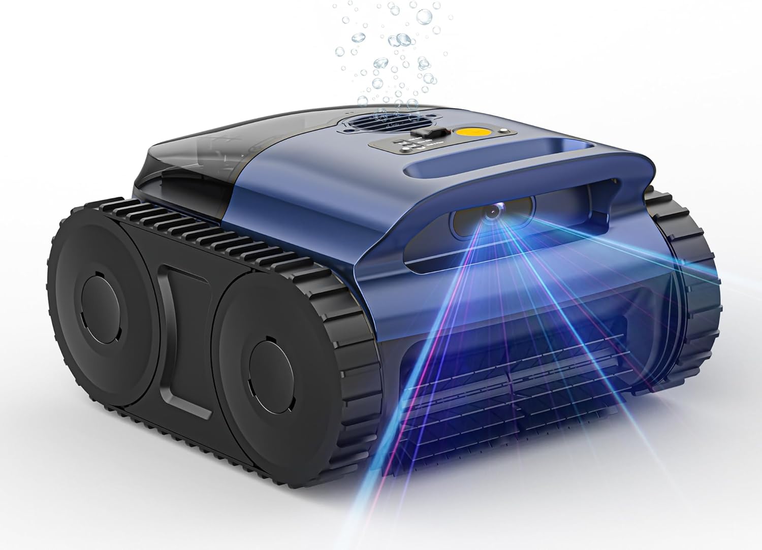 (2026 Upgrade) Pool Vacuum for Inground Pool & Above Ground Pool, Cordless Pool Cleaner with Smart Navigation, Self-Parking, LED Indicator, Wall&Waterline Cleaning Pool Robot up to 2150 Sq.ft