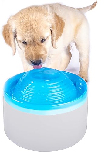 Penn-Plax Fuente de agua corriente fresca para mascotas con apagado automático para perros y gatos