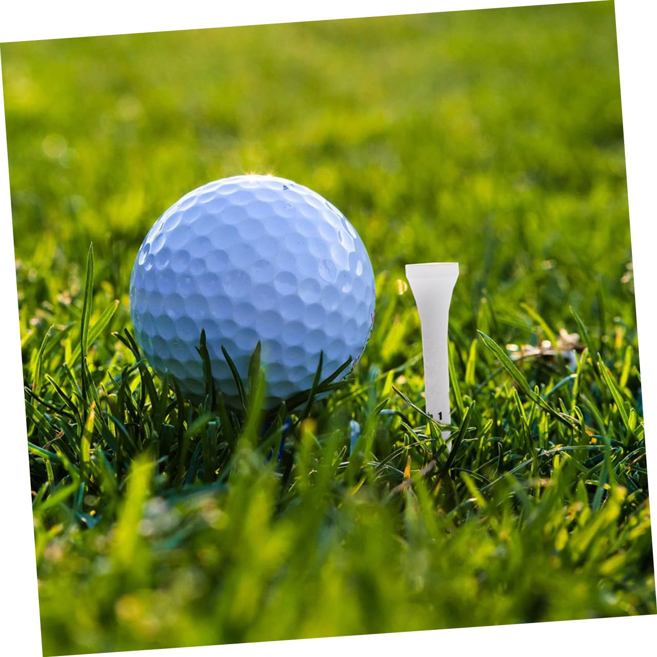 UKCOCO Soporte De Bolas De Madera Juego De Tees para Entrenamiento Y Accesorios Compacto Y Práctico para Golfistas