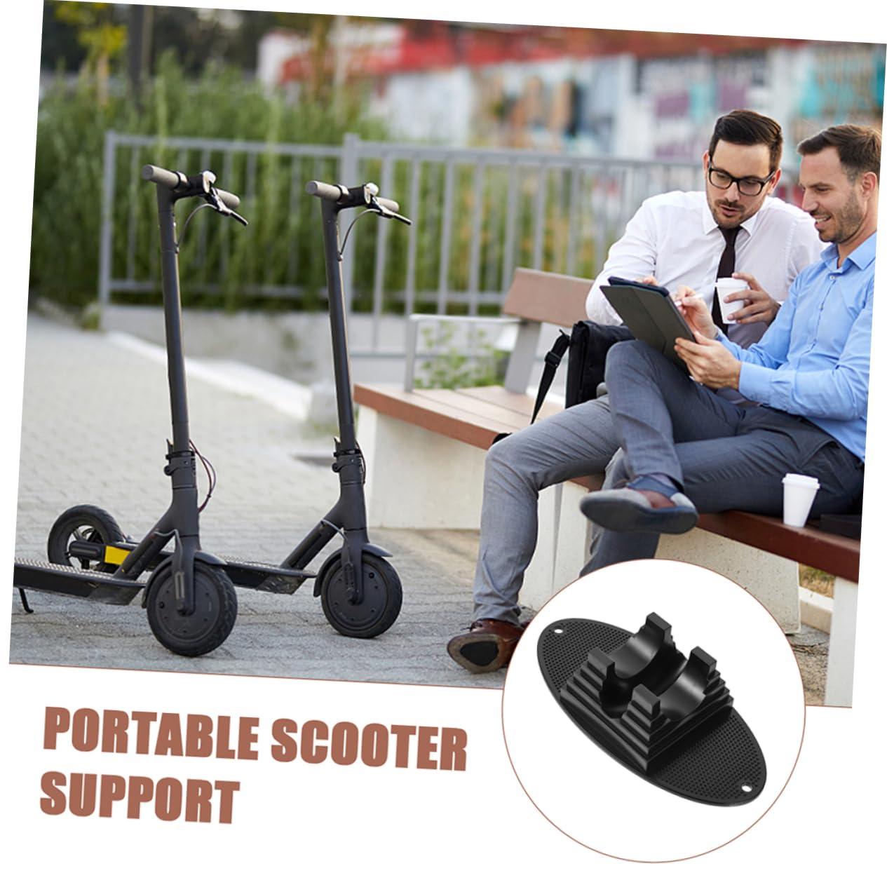Gatuida Roller Bodenhalterung 3 Stück aus PC für Scooter und Kinderfahrrad