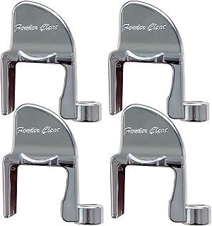 Adjustable Pontoon Boat Square Rail Fender Cleat/Clips/Hanger for Bumper,Pontoon Boat Rail Fender Hanger, Boat Bumper Hanger,Pontoon Boat Rail Fender Clips for Docking,4 Pack