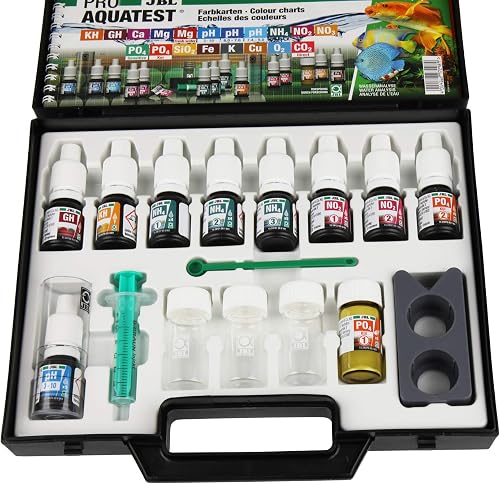 JBL Proaquatest Combi Set Pond Water Test Case with 6 Tests and Accessories for Koi and Garden Ponds - 5
