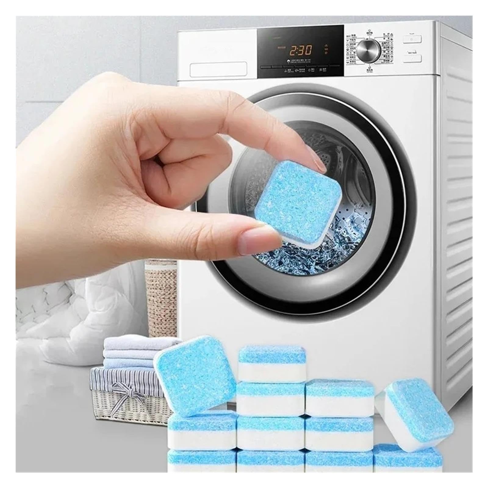 nettoyant pour machine à laver Détergent 4/8/12 PCS Accessoires de nettoyage ménager(4 boxes)