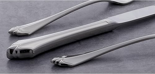 Miniatura 5 de Oneida Kenwood - Juego de cubiertos finos de 5 piezas acero inoxidable 1810 color plateado