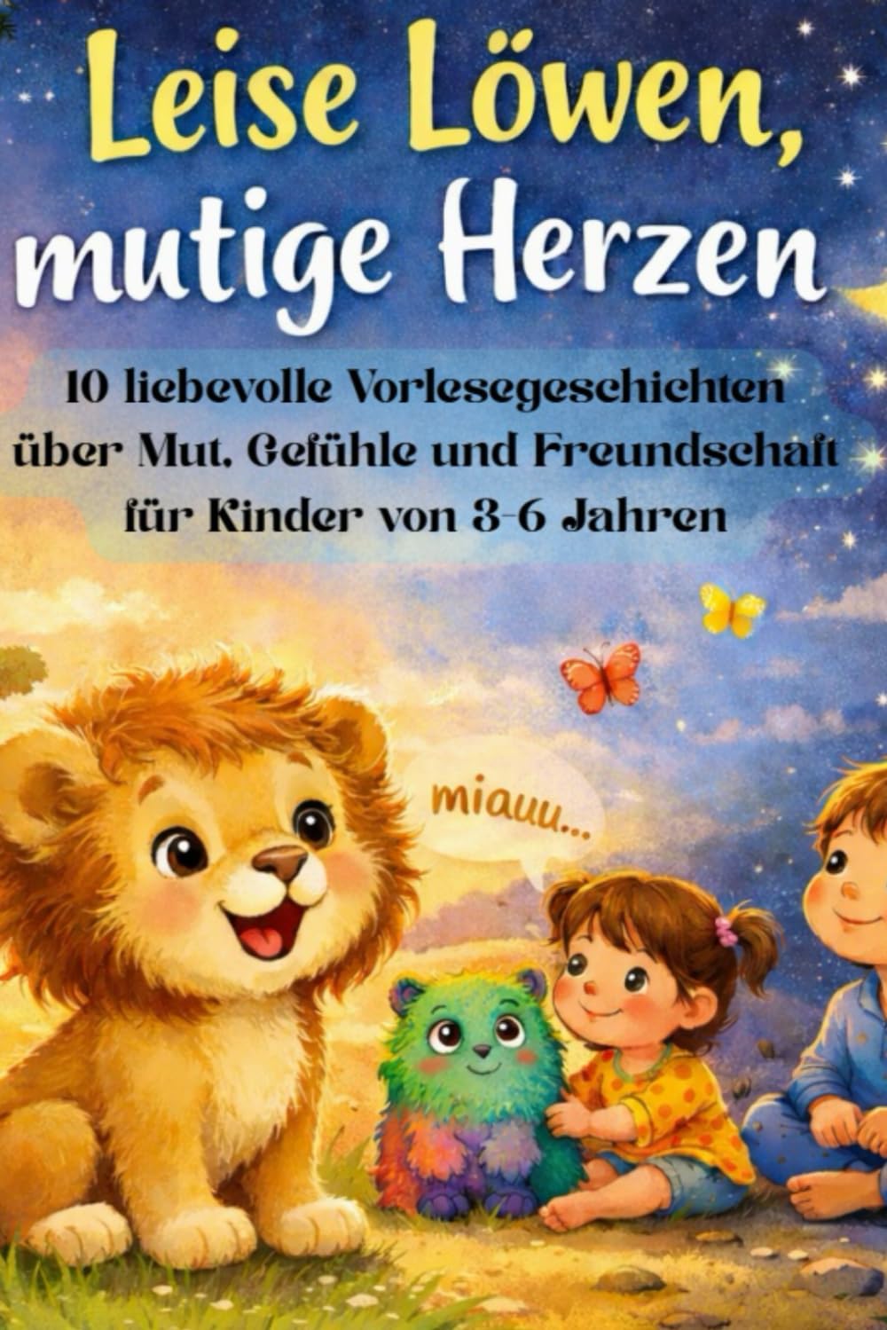 Leise Löwen, mutige Herzen: 10 liebevolle Vorlesegeschichten über Mut, Gefühle und Freundschaft für Kinder von 3–6 Jahren