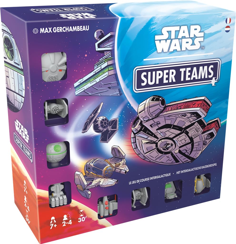 Zygomatic | Star Wars Super Teams | Gra planszowa | Od 7 lat | 2-4 gracze | Czas gry: 30 minut | Wersja FR/NL