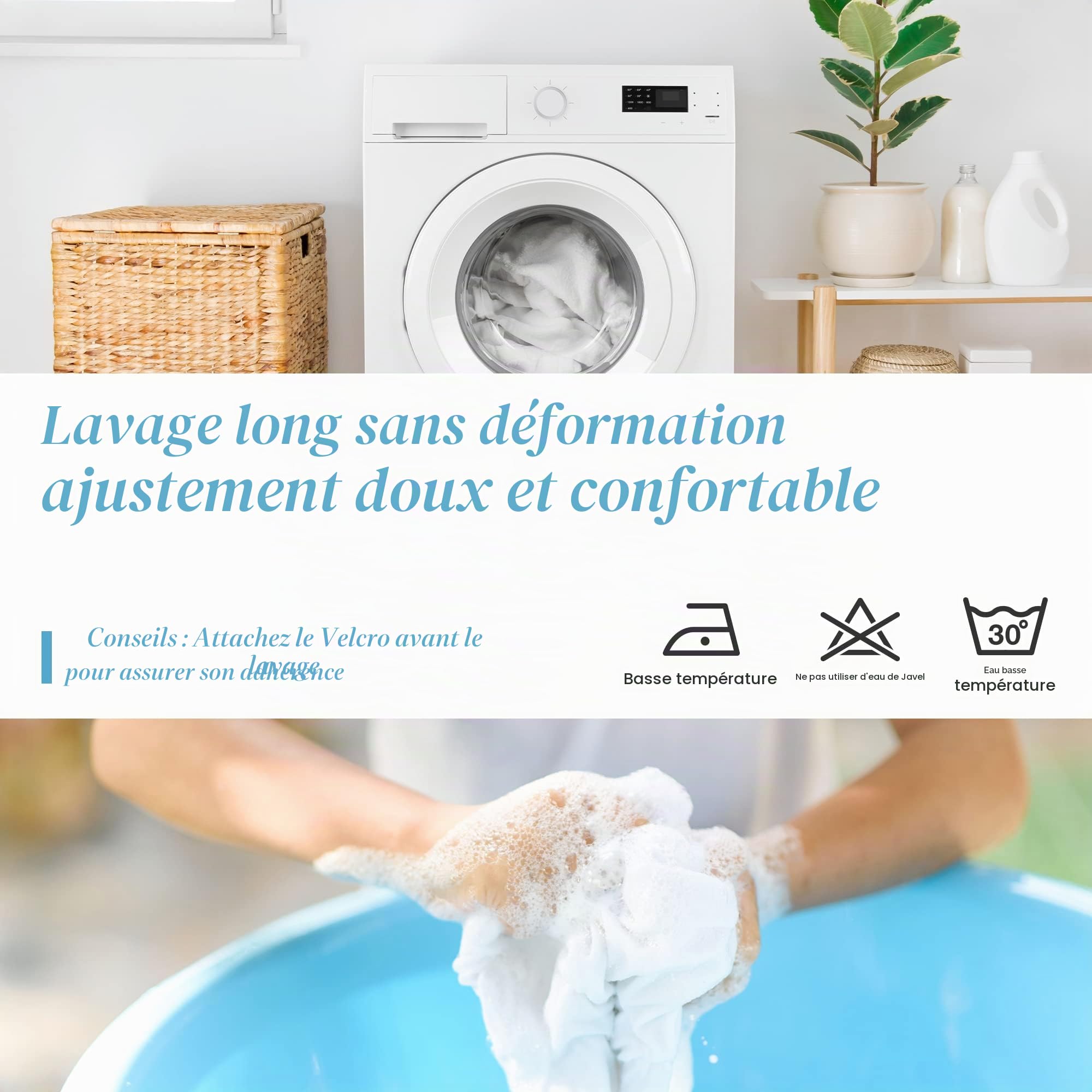 WYSWYG® Lot de 2 bordures de lit de bébé respirantes pour la sécurité et le confort, de qualité supérieure, 70 x 140 cm, tour de lit d'enfant, protection de lit à barreaux, 30 cm x 170 cm