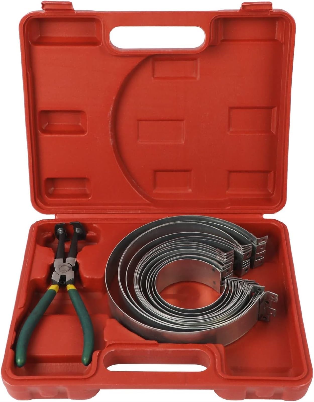 THE WHITE SHOP Auto Piston Ring Compression Tool, Auto Engine Piston Ring Compression Pliers Set Repair Toolkit