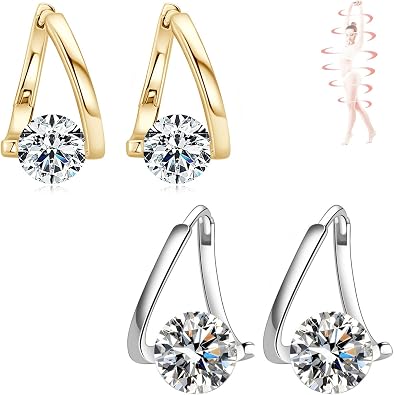 Honorable Joy Lymphatic Earrings for Women, LovefinityTM Lymphatic Magnetotherapy Earrings Halolux Lymphvity Germanium Hoop Earring Jewelry
