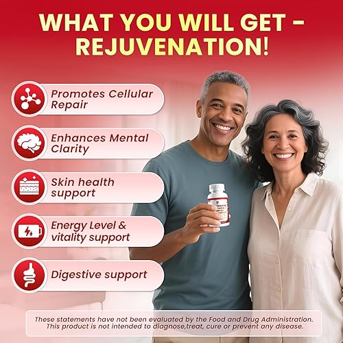 Miniatura 3 de Suplemento de urolitina A+, urolitina A prefermentada - Fuente de hierbas - Extracto concentrado 5X, aumenta los niveles de urolitina A,