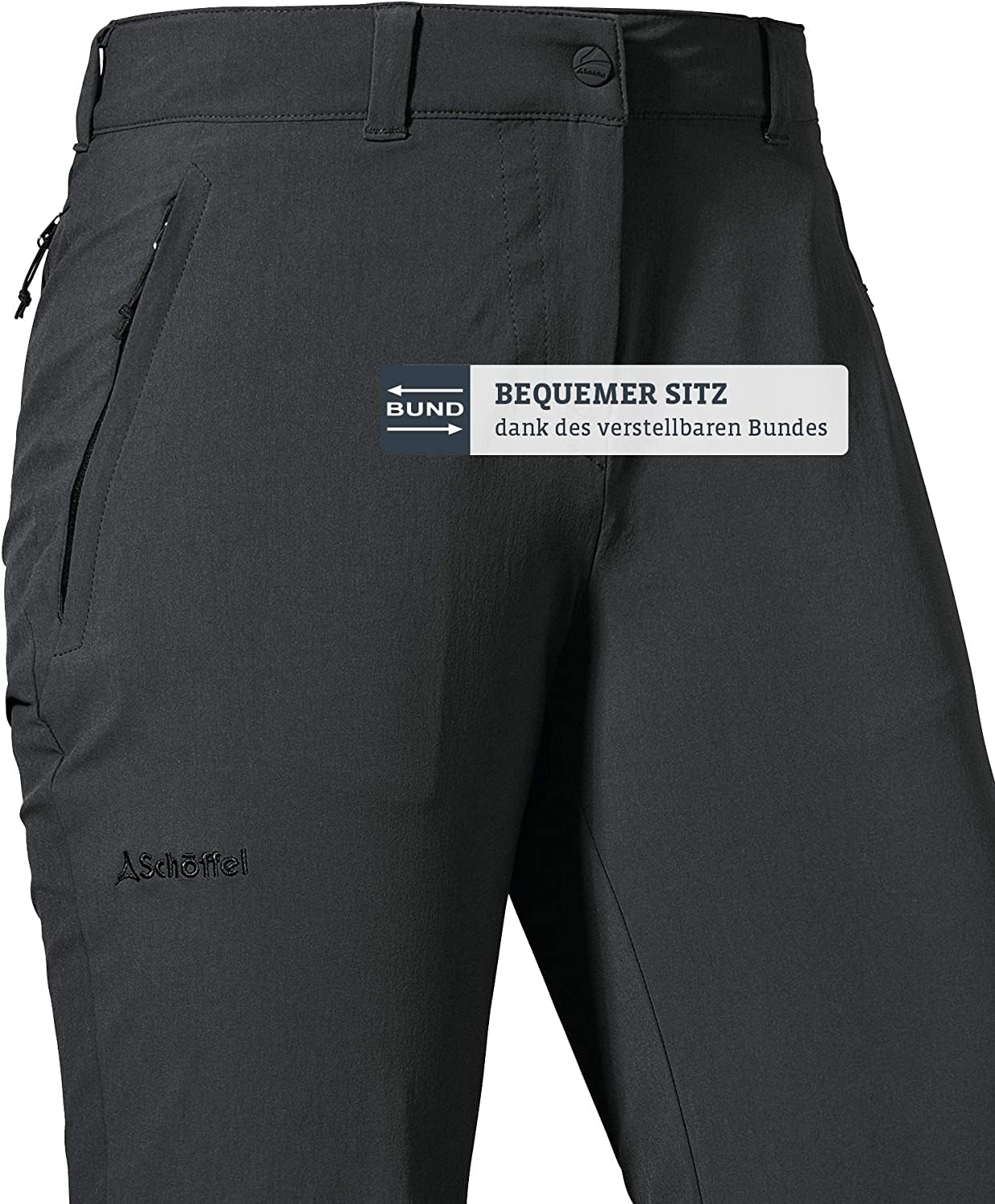 Schöffel Damen Engadin1 Zip Off Hose Zip-Hose Trekkinghose Wanderhose