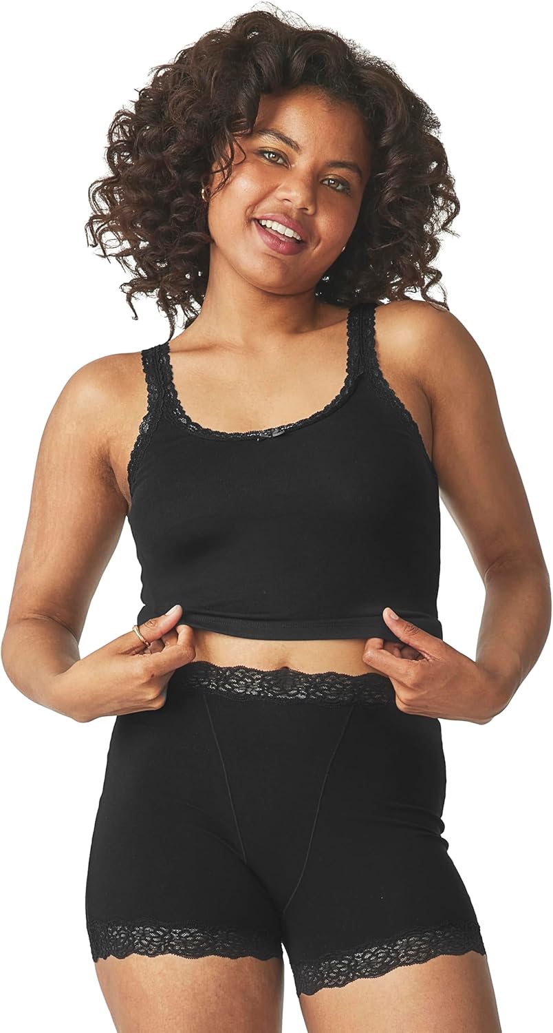 florence by mills Women's Dreamers Sleep Laced Cami Tank Top