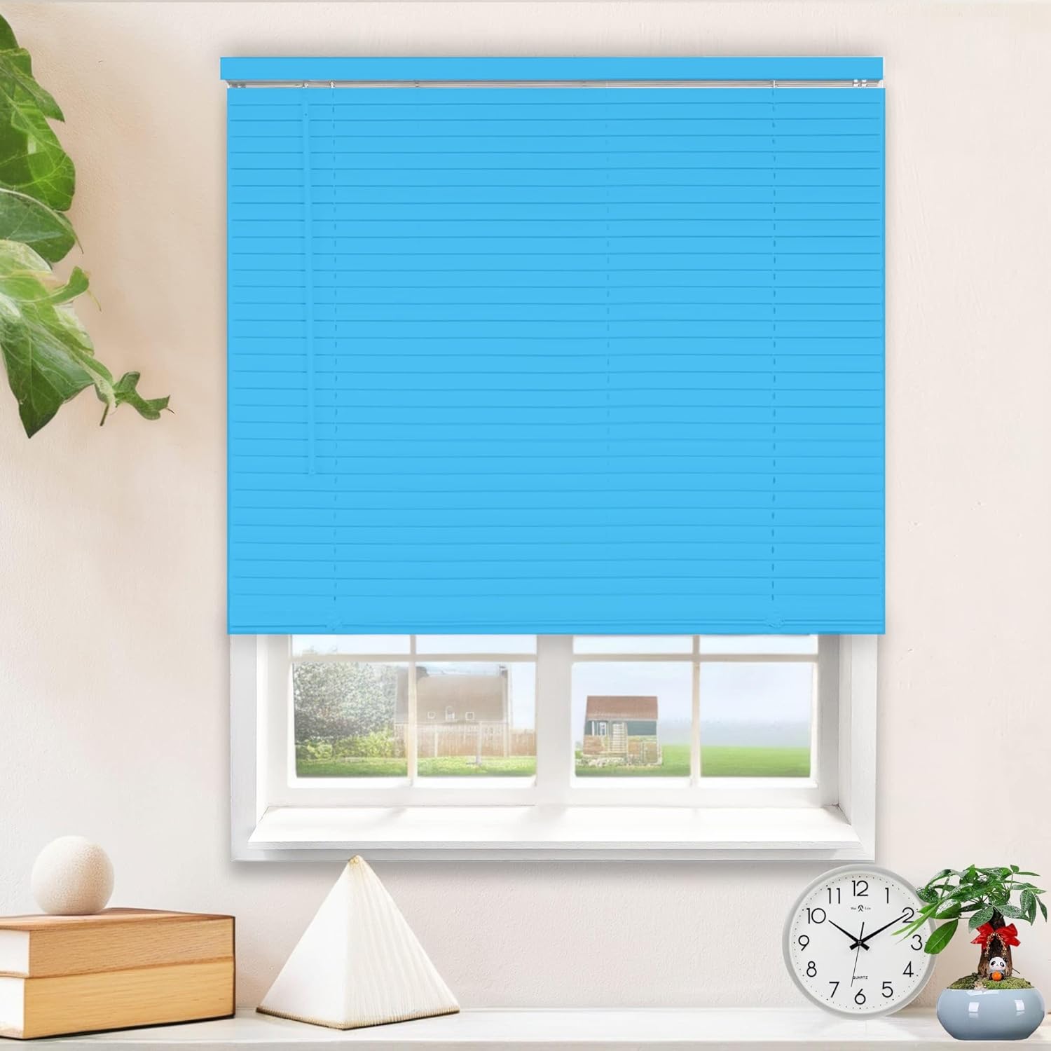 Aluminum Blinds Horizontal Window Blinds Vinyl Blinds mini Blinds Cordless Blinds Window Shades Blinds & Shades Venetian Blind Window Blinds for Home Gray.74Wx(12" H to 98" H Customizeize)