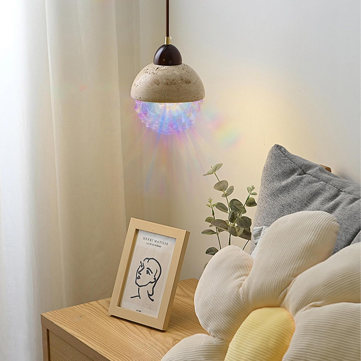 2 Pack Vintage LED Edison Bulb G30 G95 6W Dimmable LED Filament Bulb Colorful Pineapple Shaped Bulb 2700K Warm White E26 for Bedroom, Dining Room, Bar, Coffee Shop