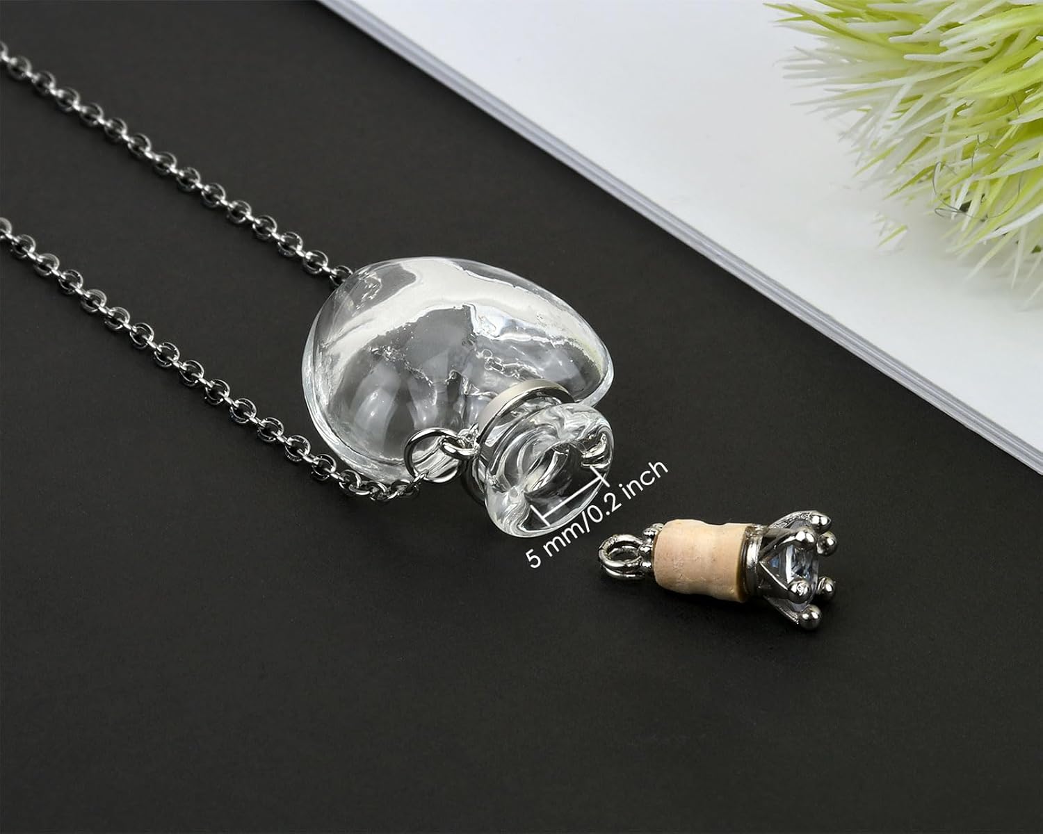DISTINCTIVE STYLE Vial Necklace Heart Shaped Ghana Ubuy