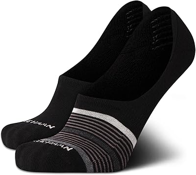 Cole Haan Mens No Show Socks - 2 Pack Breathable Cotton Invisible Liner Low Cut Socks for Men with Heel Grip (Sizes: 7-12)