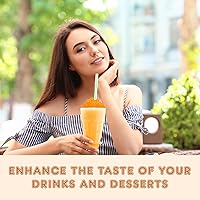 Vista 6 de Fanale Perlas de Boba Reventadoras de Fresa y Mango, Veganas, Sin OMG, Sin Gluten, Sin Grasa, Perfectas para Té de Burbujas, Batidos, Helados