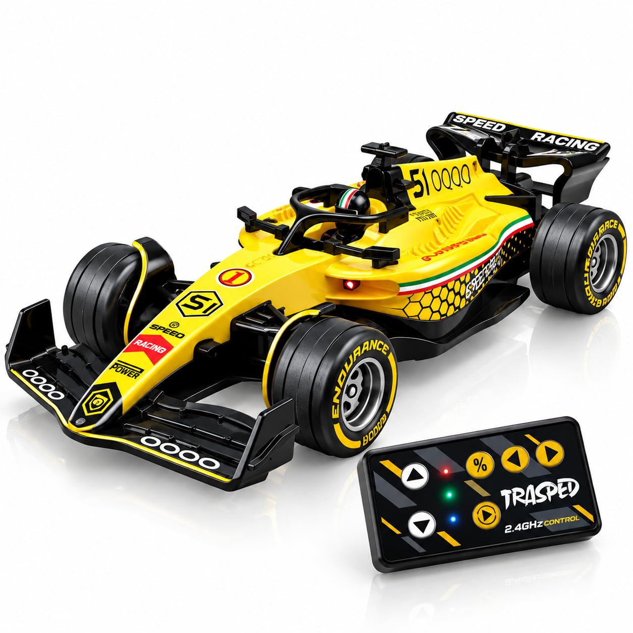 F1 RC Car with LED Lights - 2.4GHz Remote Control -11 F1 RC Car with LED Lights - 2.4GHz Remote Control -11