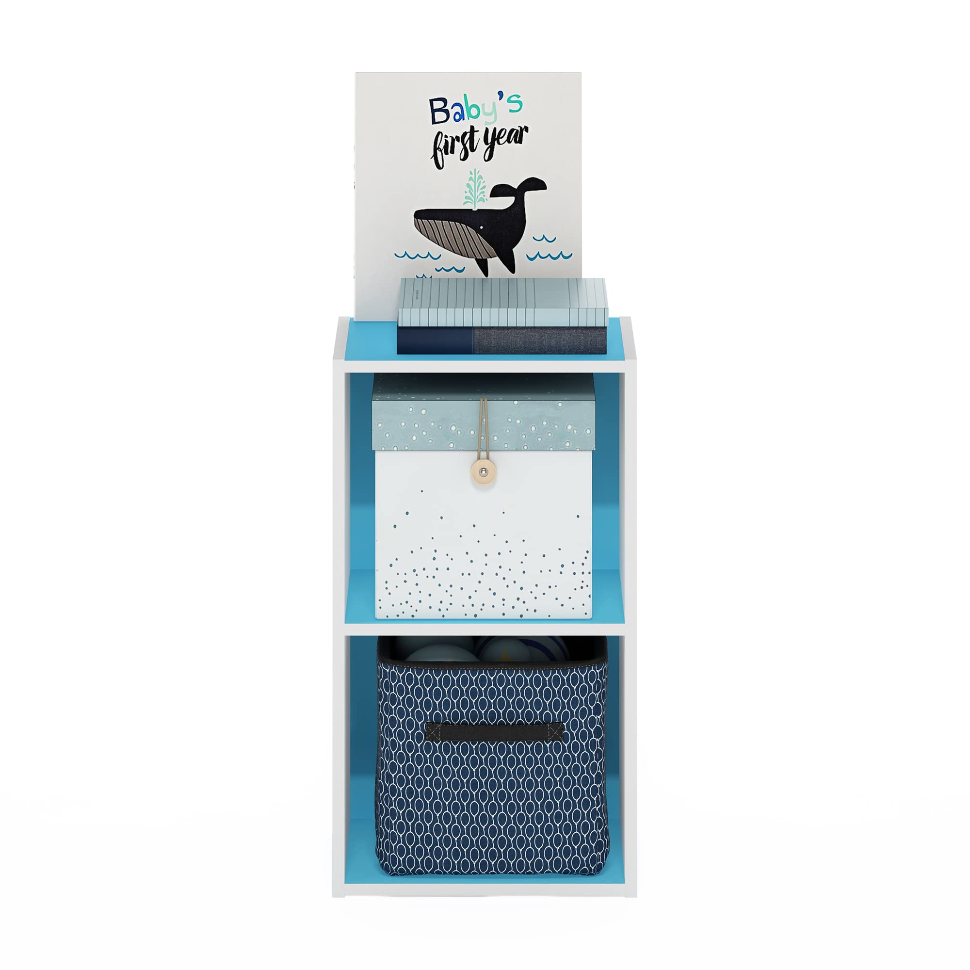 Furinno Pasir 2-stufiges Bücherregal mit offenem Regal – Bild 4