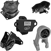 Vista 85 de Conjunto de soportes hidráulicos de motor y transmisión TRQ para Mercedes Benz C280 CLK320 E320