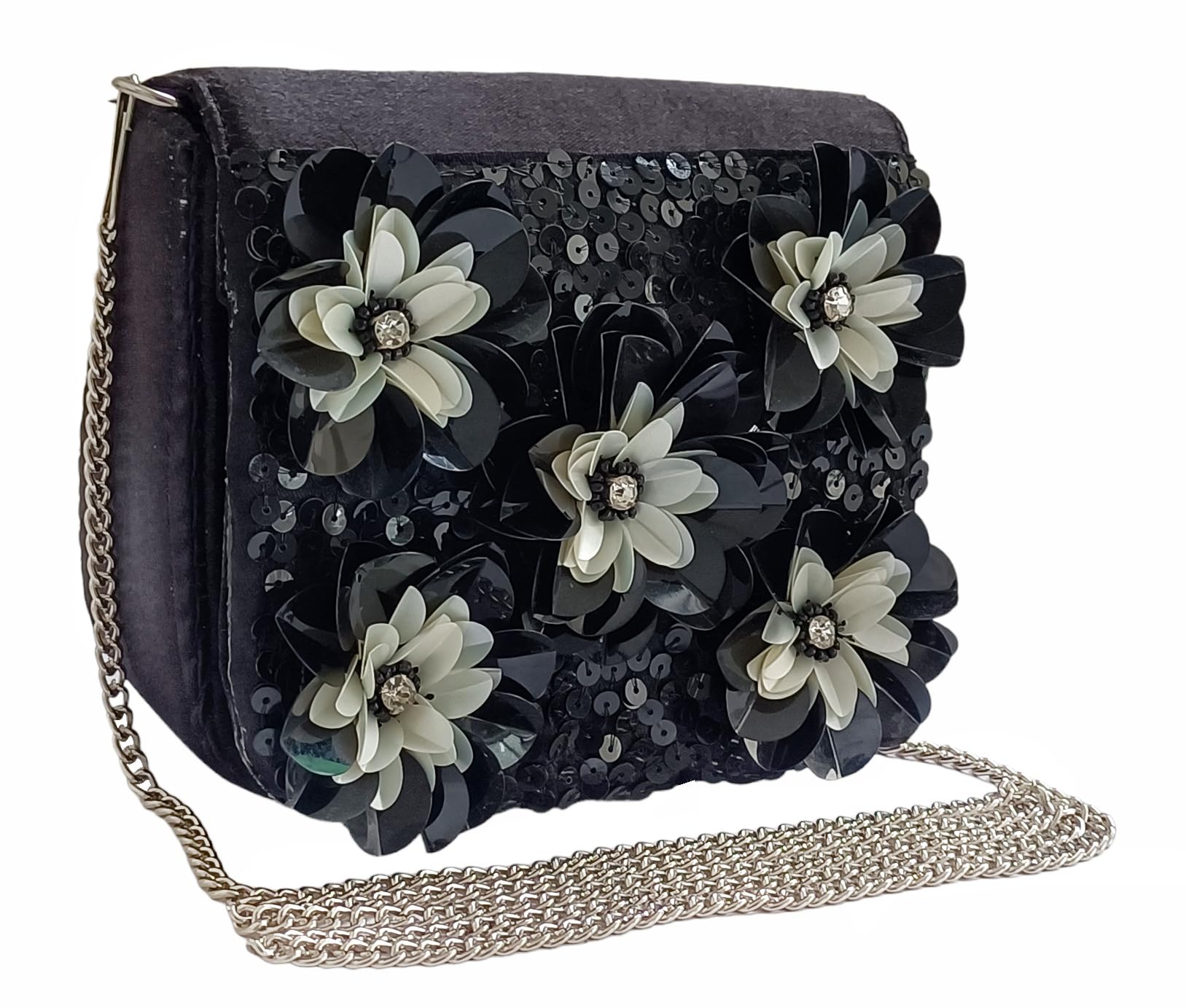 DUCHESSMini Purse for Toddler Girls Silng Cute Princess Handbags Shoulder Bag for Toddler Little Girl, Black, M