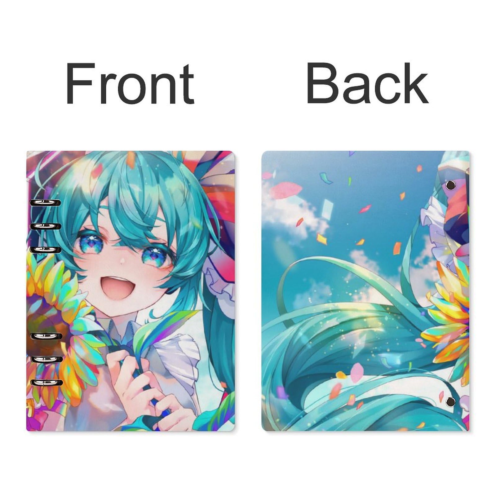 Amazon.co.jp: バインダーノート 初音ミク システム手帳 メモ帳 A5