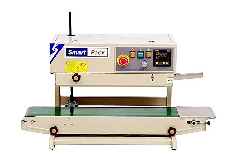 SMART PACK Vertical Band Sealer Machine used for ld,pp,laminated and silver pouch sealing