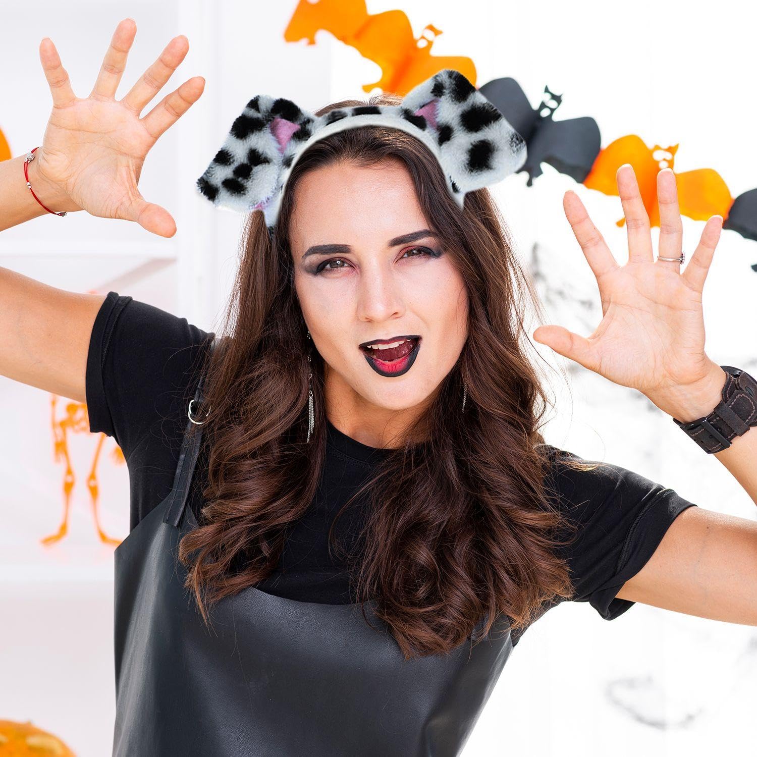 Confezione Da 2 Fasce Per Orecchie Per Cani, Graziose Fasce Per Capelli In Peluche, Copricapo Da Cartone Animato, Accessori Per Prestazioni Per Donne, Accessori Di Abbigliamento