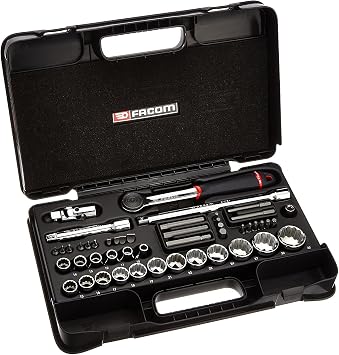 FACOM S.850 Series S.850 1/2" Metric 12-Point Sockets Set, 48-Piece