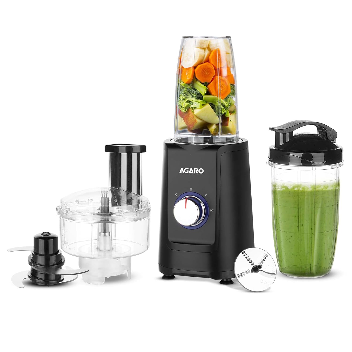 Buy AGARO Regency Multifunctional Blender With Slicer, 250 Watts 100