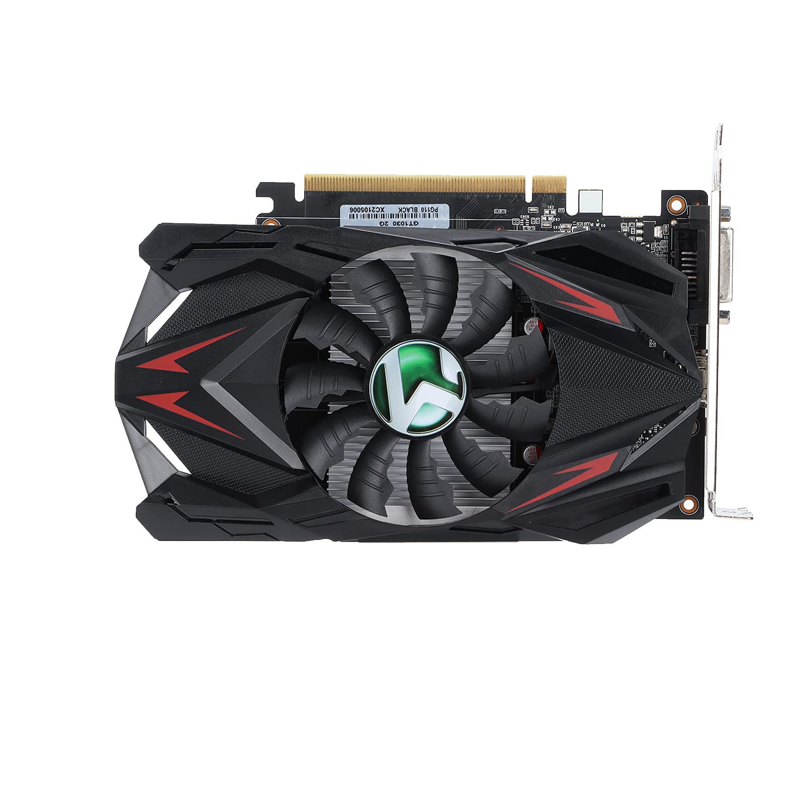PUSOKEI Mini-ITX DDR5 for GT1030, 30W 2GB Mini ITX GPU with GDDR5 Memory 2GB ITX Graphics Card Suppo