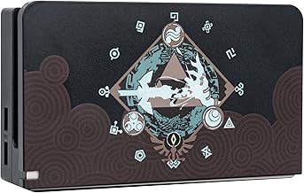 YOCORE Faceplate Skin Cover for Switch Charging Dock, Anti-Scratch Hard Slim Sleeve Pad for Switch Dock, DIY Replacement Housing Shell for Switch Dock-Zelda