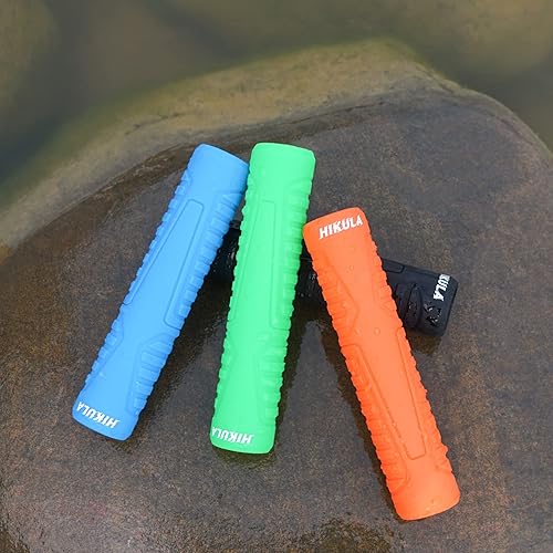 Miniatura 6 de HIKULA Paquete de 2 empuñaduras de silicona antideslizantes para prevención de ampollas, accesorios de kayak para remos desmontables