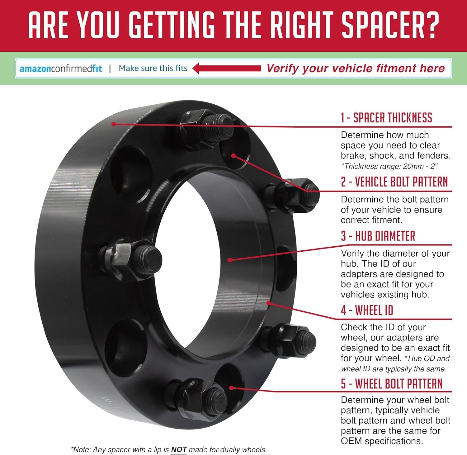 Wheel Accessories Parts 4 Pcs Hub Centric Wheel Spacers 5 on 150mm 5x150mm 1.50 Inch Thick 110mm Hub M14x1.5 14x1.5 Thread Stud Fits 2000+ Toyota Land Cruiser ｜ 2008-22 Sequoia ｜ 2007-21 Tundra