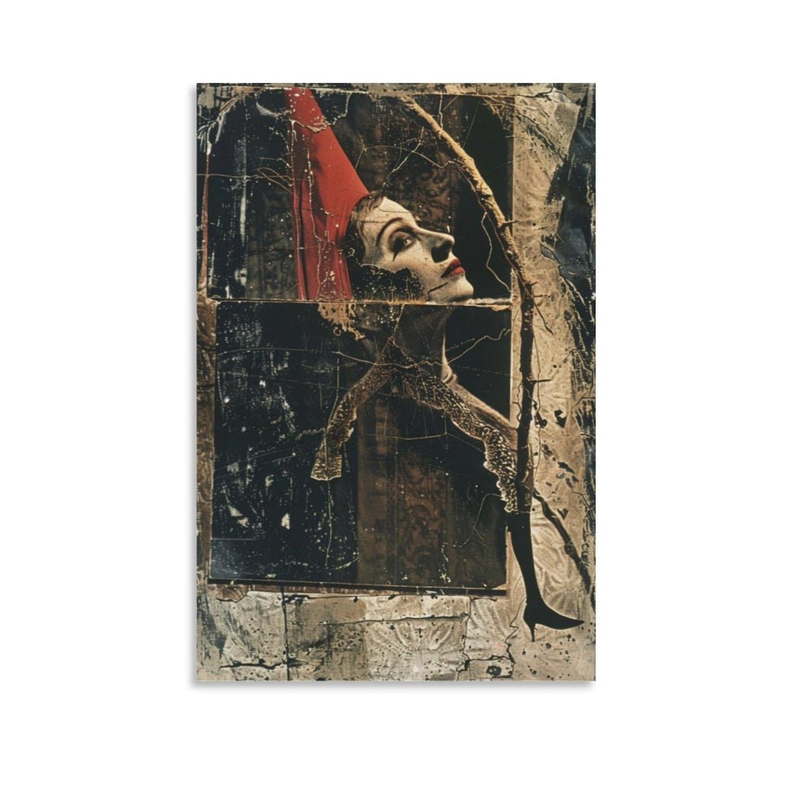 BNCEDJK Dada Gemälde - Einzigartiges Canvas Poster Wall Art Decor Print Picture Paintings for Living Room Bedroom Decoration 08x12inch(20x30cm)