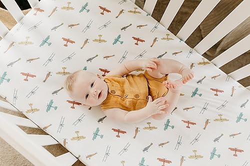 Miniatura 7 de Copper Pearl Sábana bajera de punto prémium para cunasábana para niños pequeños Ace