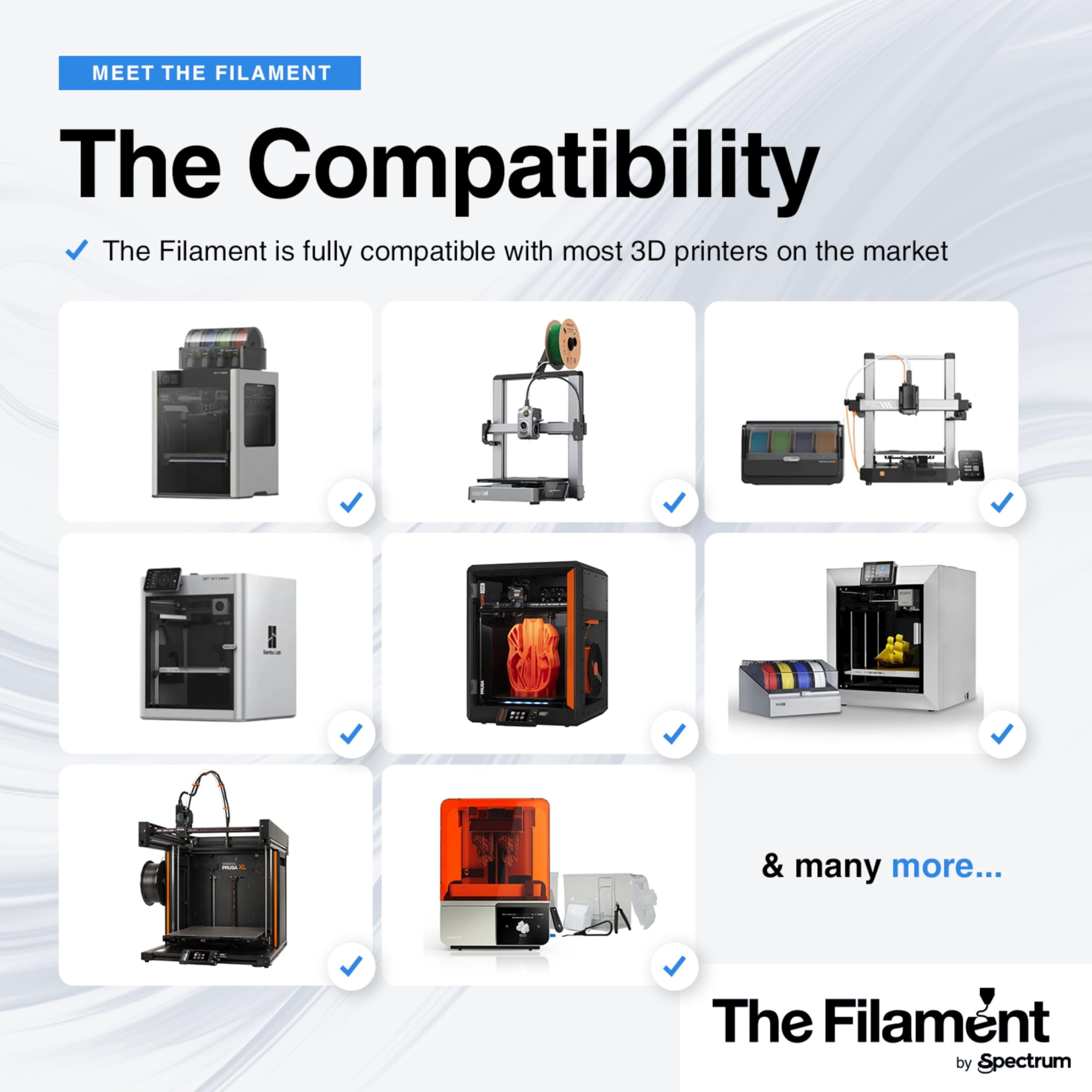 The Filament - Filamento ReFill PLA HS 1.75mm, GRID BEIGE, 1kg Spule, Materiali di stampa per stampanti 3D, 3D Printer Printing Materials