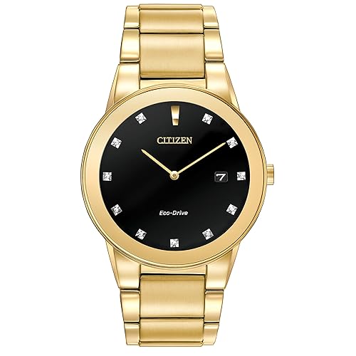 Citizen Eco-Drive Axiom Mens Watch, Stainless Steel